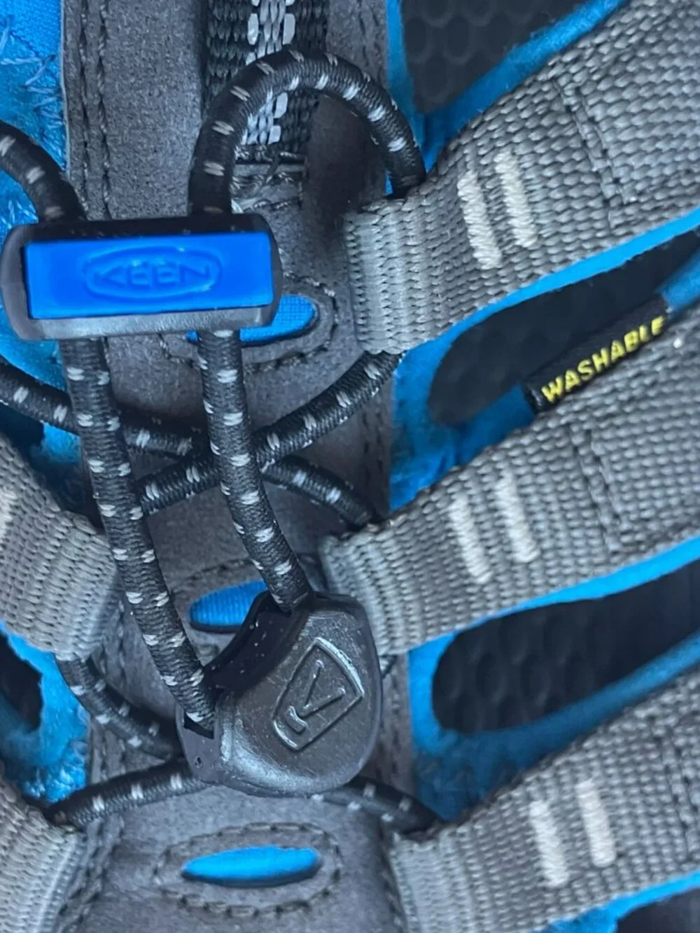 KEEN Newport H2 Waterproof Sandals Youth 5 / Fits Women's 7 Gray Blue